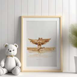 Charlie Mackesy Print, The Boy The Mole Fox & Horse High Quality Print. Framed Print For Kids Room, Nursery.poster - thumbnail 2