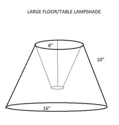 Violet Floral Motif Lampshade/ Handmade/ Table Lampshade/Floor Lampshade - thumbnail 4