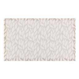Leaf Design Recycled PVC Doormat Anti-Slip Indoor/Outdoor Mat - 70x40cm - thumbnail 2