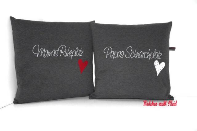 Mom & Dad Set Of 2 Cushion Covers & Inlays - image 1