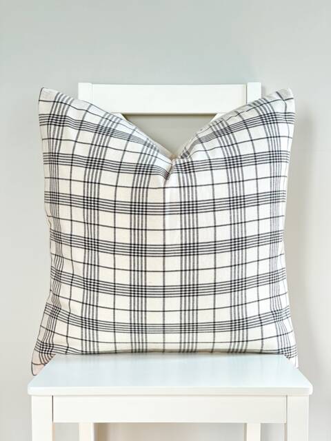Black Tribal Hemp Hand Woven Natural Dye Color Hmong Lumbar Pillow Cover - image 1