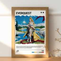 Everquest - 1999 Pc Game Print - Wall Art Retro Poster Gaming Gift A5-A4-A3-A2-A1 Unframed Canvas For Frame Or Hanger - thumbnail 2