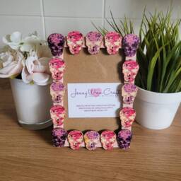 Colourful Skull Wooden Button Photo Frame 4 X 6 Inches - thumbnail 2
