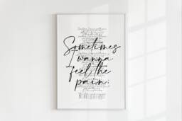 Fred Again Danielle Print, Song Sometimes I Wanna Feel The Pain, Boiler Room Fred Again, Again Print, Print - thumbnail 1