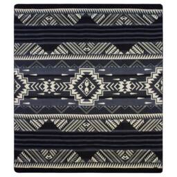 Handmade Alpaca Wool Blanket Southwest Aztec Throw - thumbnail 3