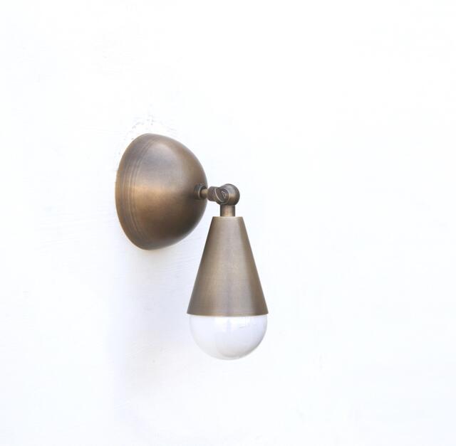 Brass Wall Sconce Light - Minimal Light, Ul Listed, No.0370 - image 1