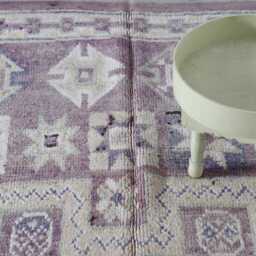 "Vintage Handwoven Moroccan Rug 12'6"" X 5'0" - thumbnail 3