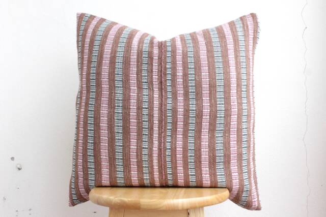 Vintage Hmong Batik Pillow Cover Embroidered Ethnic Textile, 20 - image 1