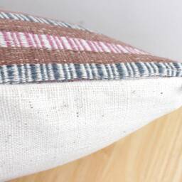 Vintage Hmong Batik Pillow Cover Embroidered Ethnic Textile, 20 - thumbnail 3
