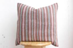 Vintage Hmong Batik Pillow Cover Embroidered Ethnic Textile, 20 - thumbnail 1