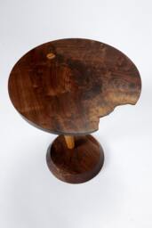 Cyclops Side Table in Walnut & White Oak