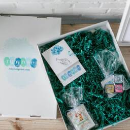 Narwhal Fingerprint Guestbook Art Under The Sea Baby Shower - thumbnail 4