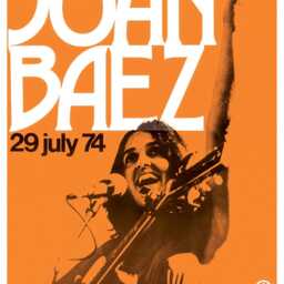 Joan Baez 1974 Baalbeck International Festival Poster - 29 July Lebanon - thumbnail 2