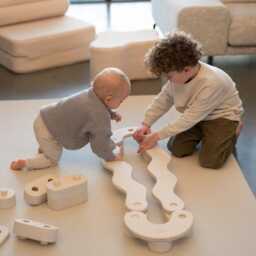 Montessori Balance Beam Birch Wood Toddler Activity Toy - M/L Sets - thumbnail 4