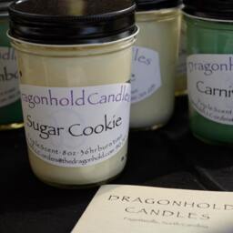 Sugar Cookie Candle Hand Poured, Triple Scented Soy-Paraffin Candle - thumbnail 2