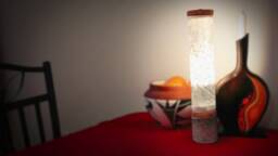 Architectural Trace Paper Lantern Desk Lamp - thumbnail 1