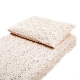 Fitted Crib Sheet- Rosewater Tears - Ready To Ship Modern Nursery Crib Sheet For Baby Girl - thumbnail 3