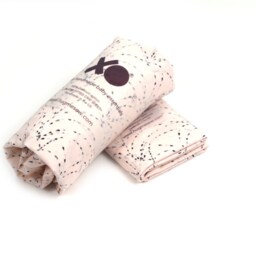 Fitted Crib Sheet- Rosewater Tears - Ready To Ship Modern Nursery Crib Sheet For Baby Girl - thumbnail 2