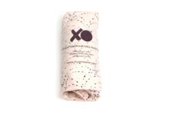 Fitted Crib Sheet- Rosewater Tears - Ready To Ship Modern Nursery Crib Sheet For Baby Girl - thumbnail 1