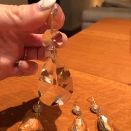Crystals Or Pendent Hanging Drops, Spare Parts For Chandeliers - thumbnail 2