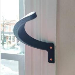 Modern & Elegant Curtain Tie Back/Holdback - Set Of 2 - Left Right 3D-Print - thumbnail 2