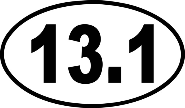 13.1 Running Marathon Printable Wall Art