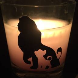 Lion King Candle. Birthday. Valentines Day. Wedding. Mothers Friendship. Thank You. Fathers - thumbnail 2