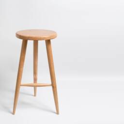 Oak Bar Stool - thumbnail 3