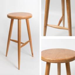 Oak Bar Stool - thumbnail 2