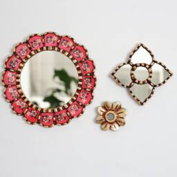 "Peruvian Mirrors ""Gloriosa Fuchsia"