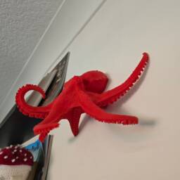 Blue-Ringed Octopus Wall Art - Home Decor 3D Printed - thumbnail 3