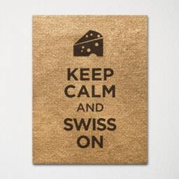Keep Calm & Swiss On - Fine Art Print Choice Of Color Purchase 3 Receive 1 Free - thumbnail 3