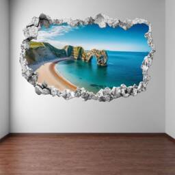 Durdle Door Dorset Wall Decal Sticker Mural Poster Print Art Home Office Decor Ks12 - thumbnail 2