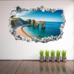 Durdle Door Dorset Wall Decal Sticker Mural Poster Print Art Home Office Decor Ks12 - thumbnail 3