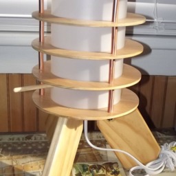 "Lantern Style Table Lamp Accent Light ""Clear Poly" - thumbnail 2