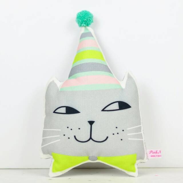 Kitten Mini Decor Pillow For Kids Room Or Baby Shower - image 1