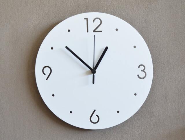 Simply Circle With Numbers - Modern Wall Clock - image 1