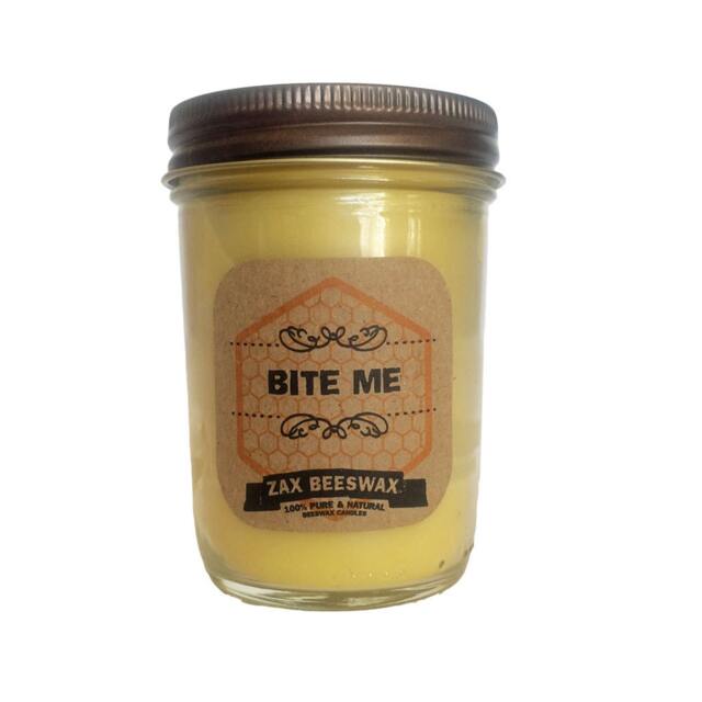 Bite Me Scented Beeswax Mason Jar Candle - 8 Oz