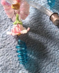 Flowers, Spare Parts in Murano Blown Glass For Chandeliers By Vistosi, Mazzega, Barovier, With A Final Pendant