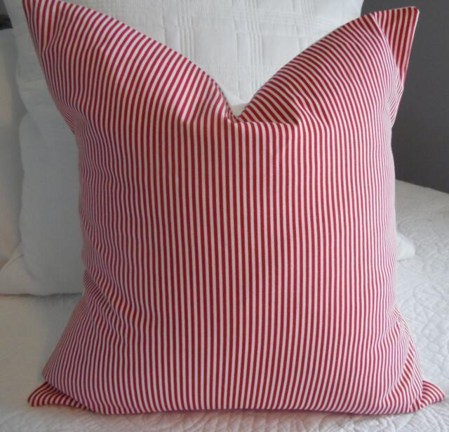 stripe.pillow Covers. Decor.independance Day.4Th Of July.memorial Day.slip Covers.home Decor.toss Pillow.throw Pillow Covers.accent Pillows - image 1
