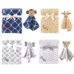 Personalized Blanket & Security Blanket Set For Baby Custom Monogram /Name Embroidered Gift - Pink Whale Set Shower Infant - thumbnail 3