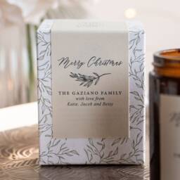 Personalised Christmas Candle - Thoughtful, Unique, Gift - thumbnail 3