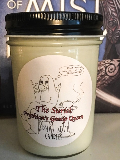 100% Soy The Suriel Prythian's Gossip Queen Acotar/Acomaf Inspired Scented Candle