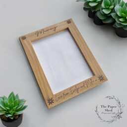 Mum Mummy Gift, Wooden Photo Picture Frame Mother's Day Flowers - thumbnail 1