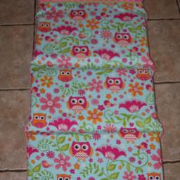 Custom Appliqued Owl Nap Mat Cover, Blanket, Pillow & Case - thumbnail 3