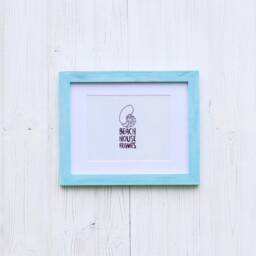 Blue Picture Frames - Photo Frame A2, A3, A4, A5, 5x5, 5x7, 6x6, 6x8 , 8x10, 11x14 Handmade in UK High Quality - thumbnail 3