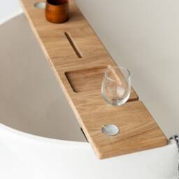Personalised Caddy Tray, Bathroom Shelf, Bath Gift, Soap Holder, Birthday Housewarming Tub - thumbnail 2