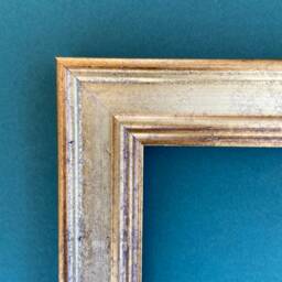 Antique Gold Leaf Wood Picture Frame - Bespoke Handmade Photo - thumbnail 3
