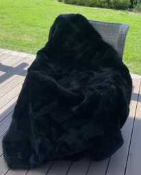 Handmade Genuine Sheepskin Rug Xxl Fur Carpet - 160/200cm - thumbnail 1