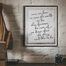 "Printable Wall Art, Printable Quotes, ""Some Are Born To Move The World"" Rush Losing It Quote Digital 8x10" - thumbnail 2